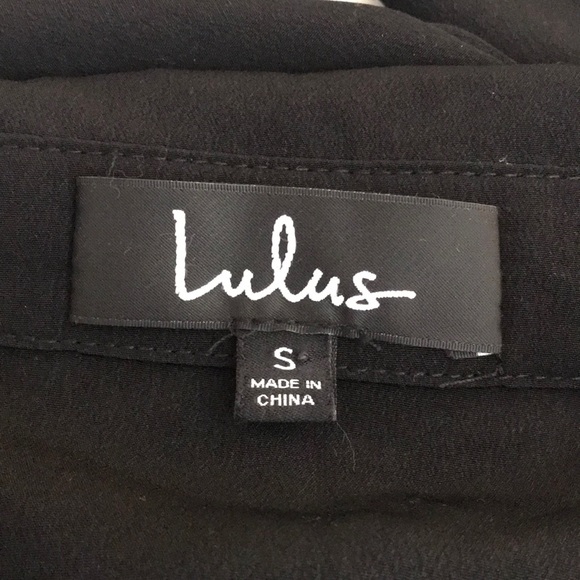 Lulu’s City Strut Black Shirt Dress - Picture 7 of 8